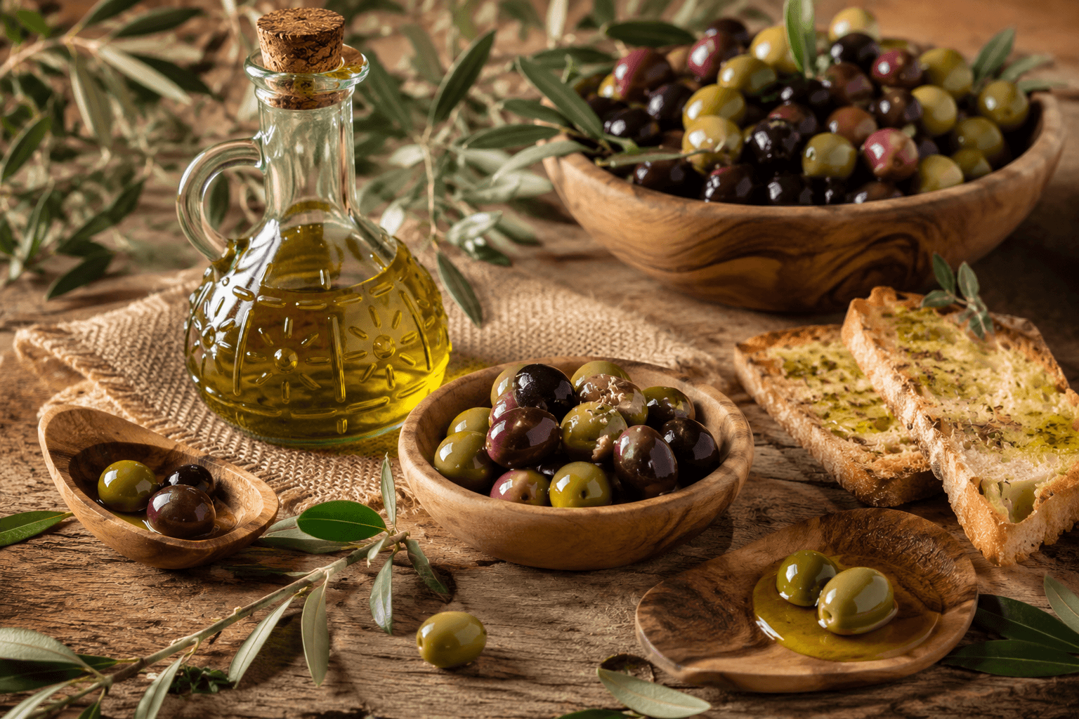 Olive e olio extravergine